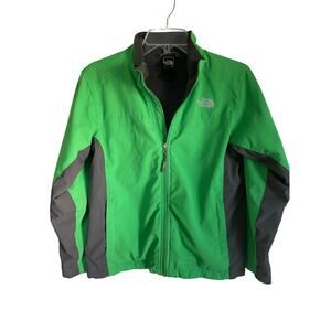 The North Face Jacket Boys Lg 14/16 Polartec Classic Fleece Lined Green Outdoors